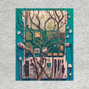 Nature Circuit Board (1) T-Shirt